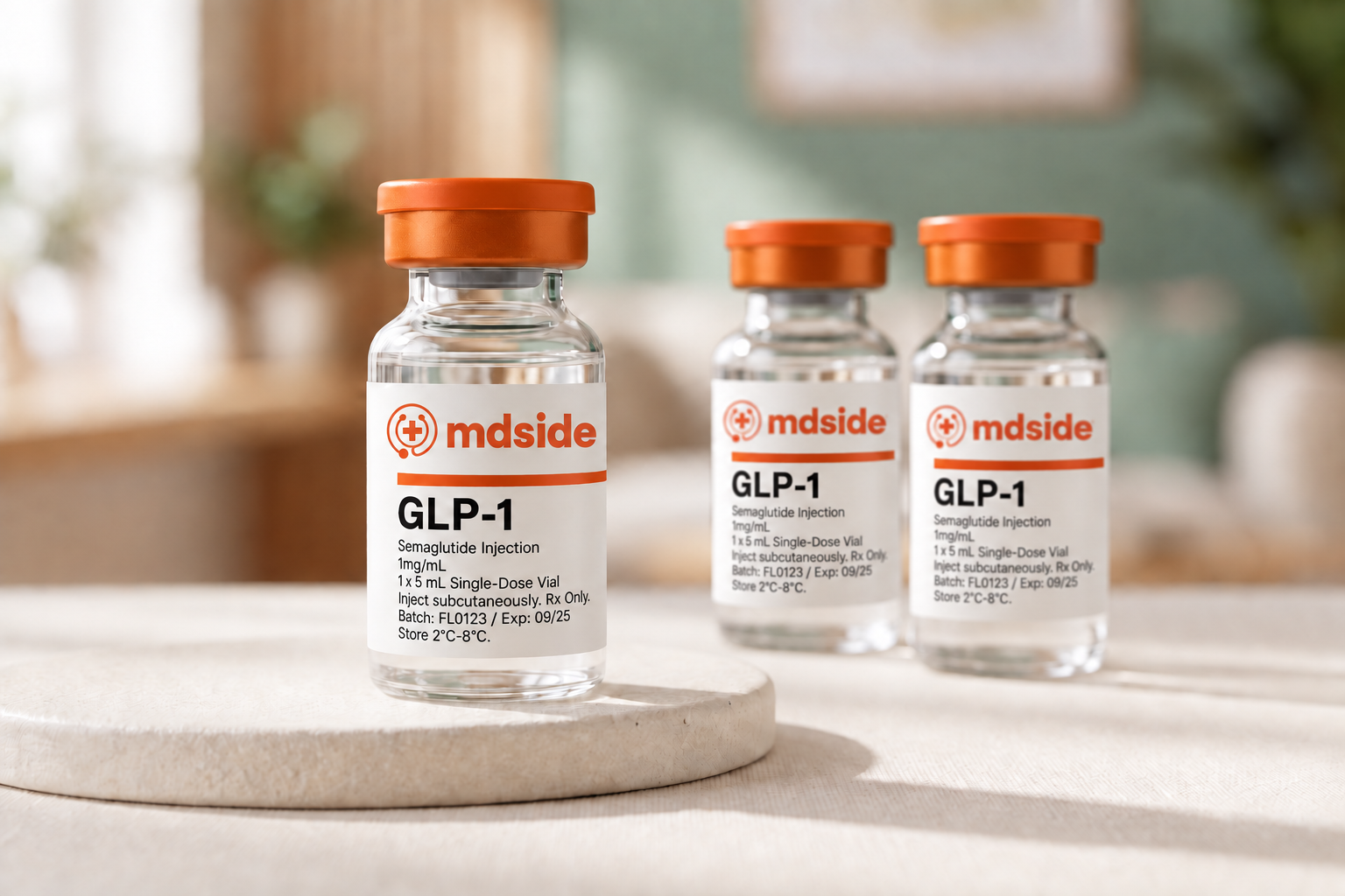 MDside GLP-1 injection vials